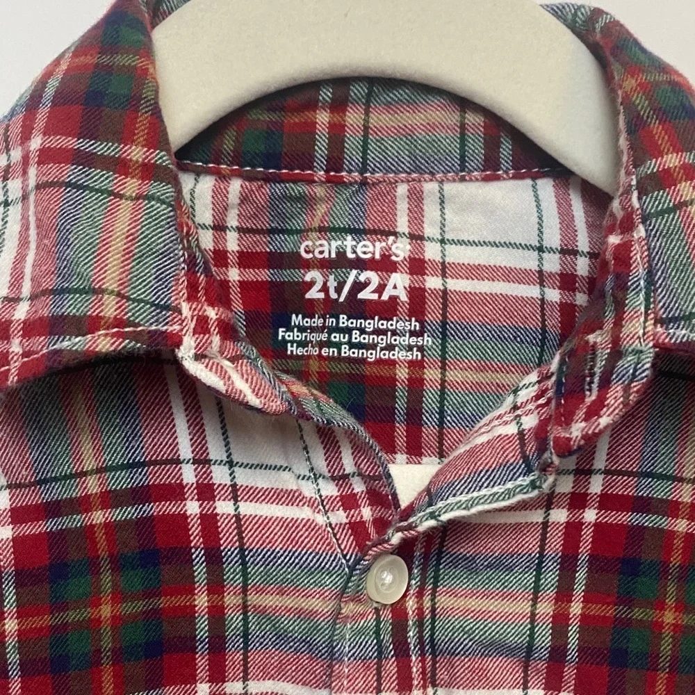 Carter's Kids Plaid Button-Down Shirt